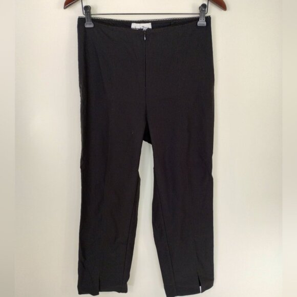 Joseph Ribkoff Casual Mid Rise Straight Leg Pants Black Size 8 - Picture 2 of 14